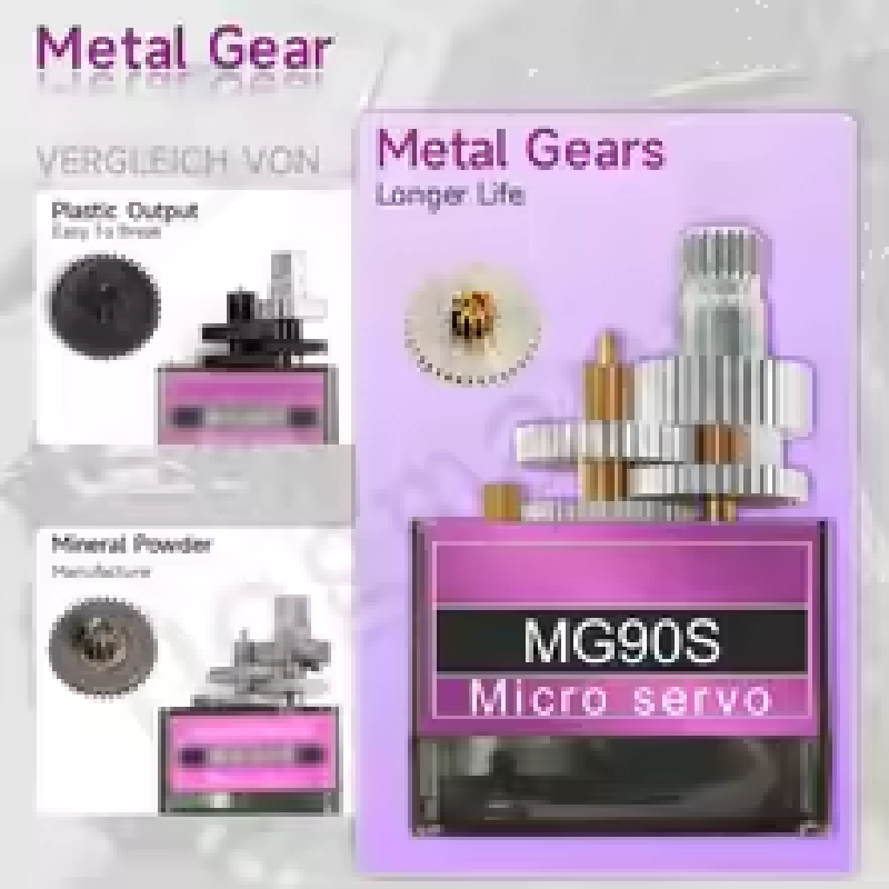 MG90S Metal Gear Servo 9g SG90 - Rc Helicopter Mini recension och pris