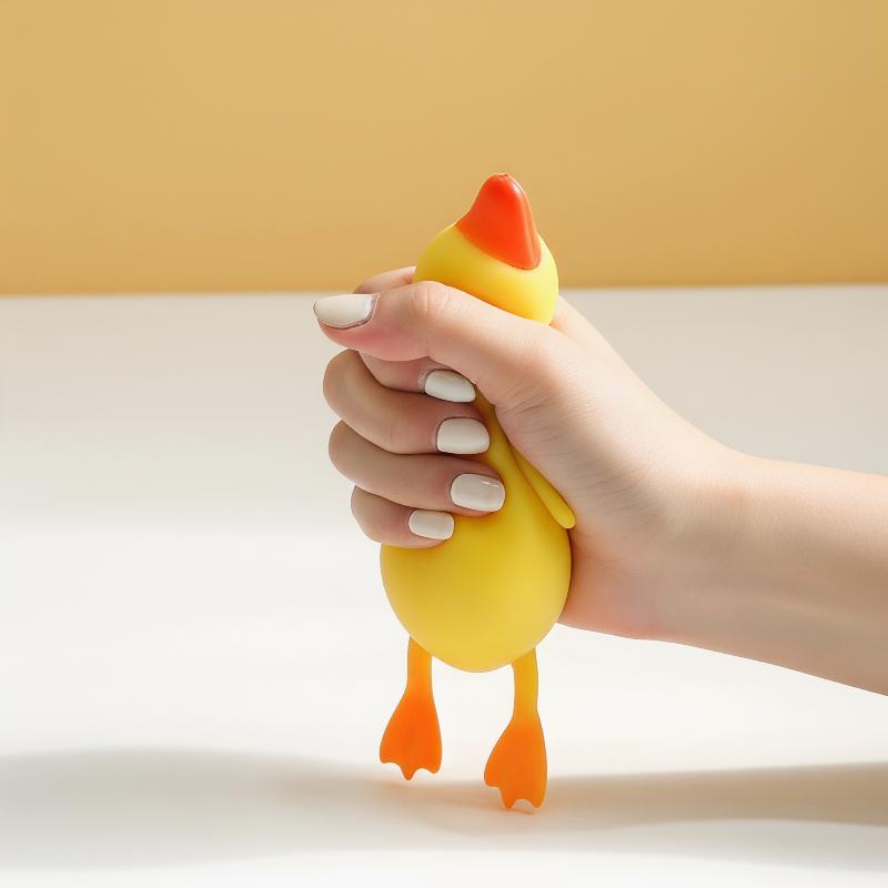 Squeezable Duck Stress Relieve - Kids Toys Yellow recension och pris