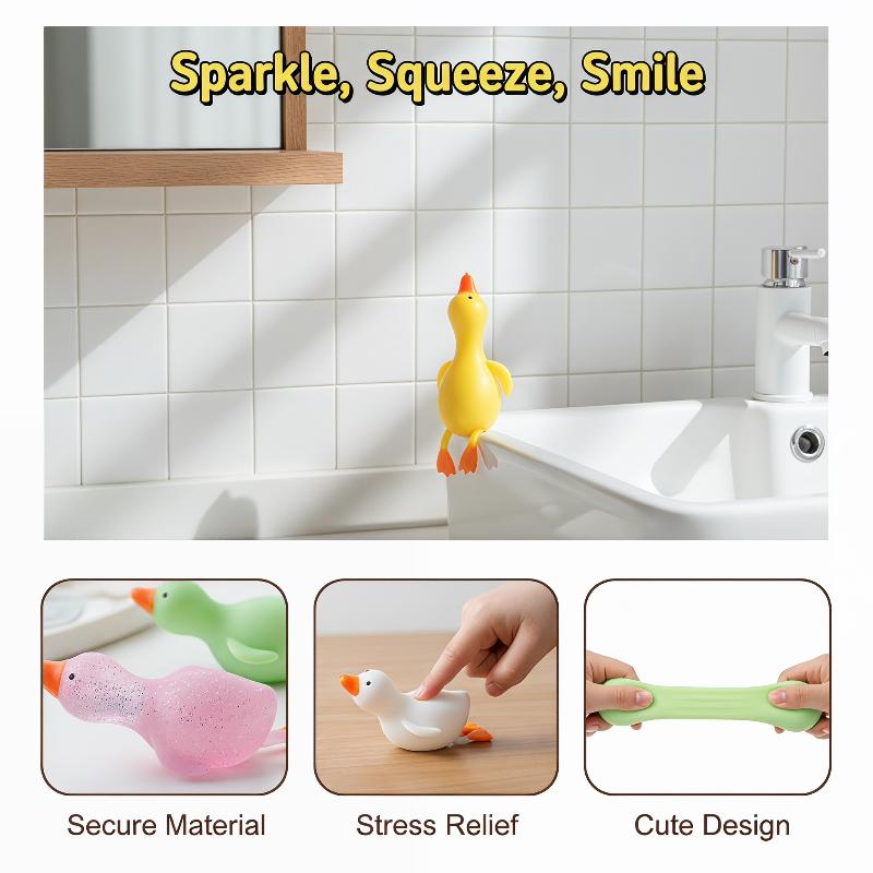 Squeezable Duck Stress Relieve - Kids Toys Yellow recension och pris