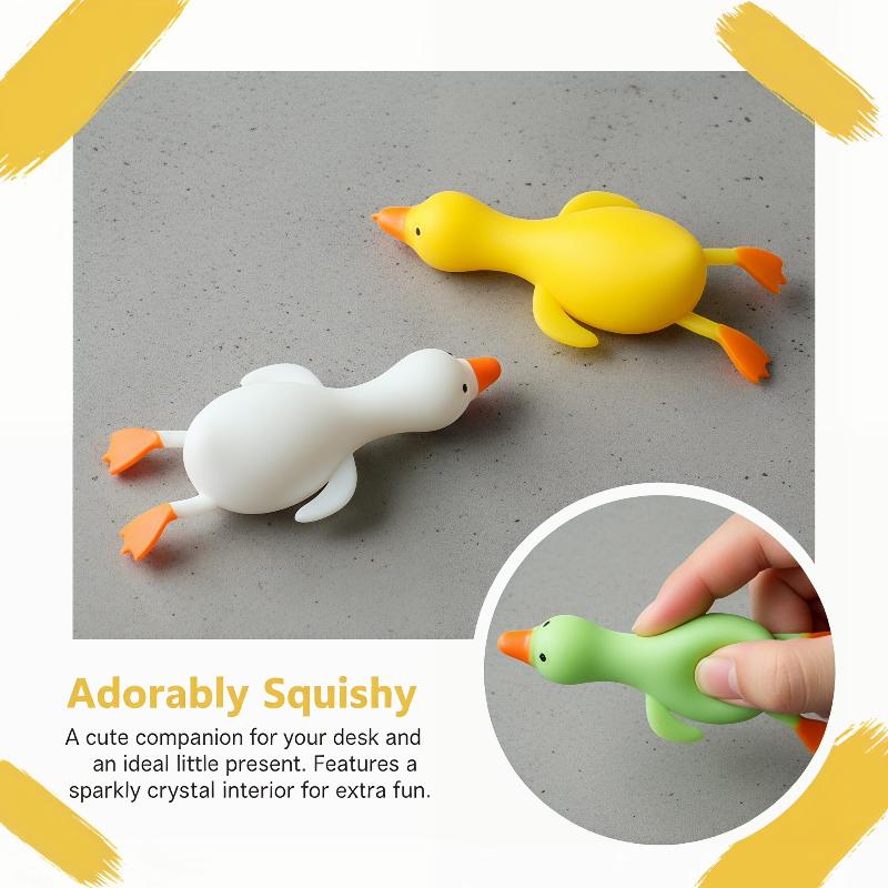 Squeezable Duck Stress Relieve - Kids Toys Yellow recension och pris