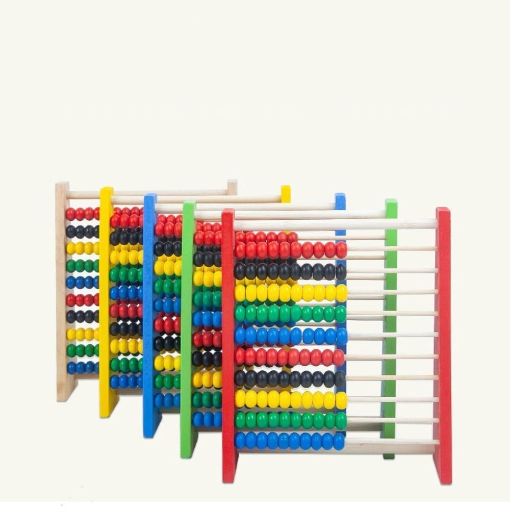 Durable Wooden Wooden Abacus E - Kids Toys Yellow recension och pris