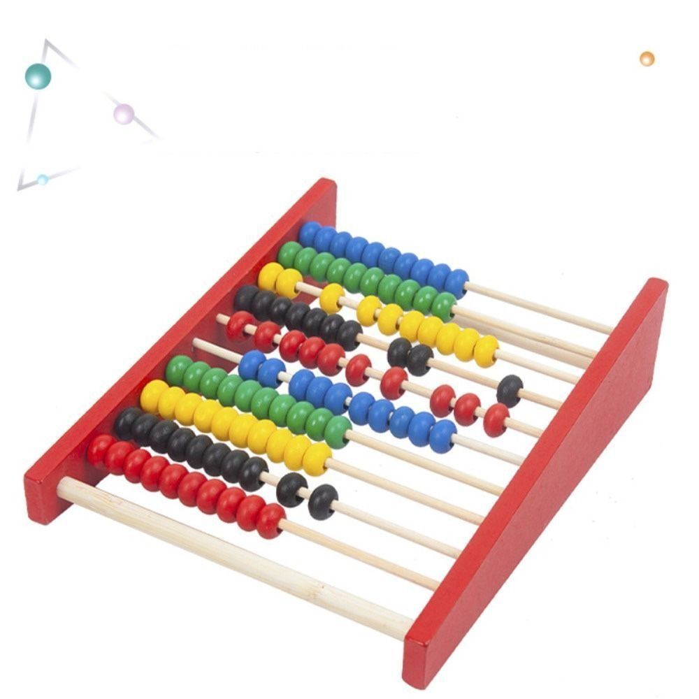 Durable Wooden Wooden Abacus E - Kids Toys Yellow recension och pris