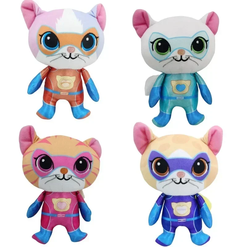 4pcs Super Kitties Team Anime  - Kids Toys Yellow recension och pris