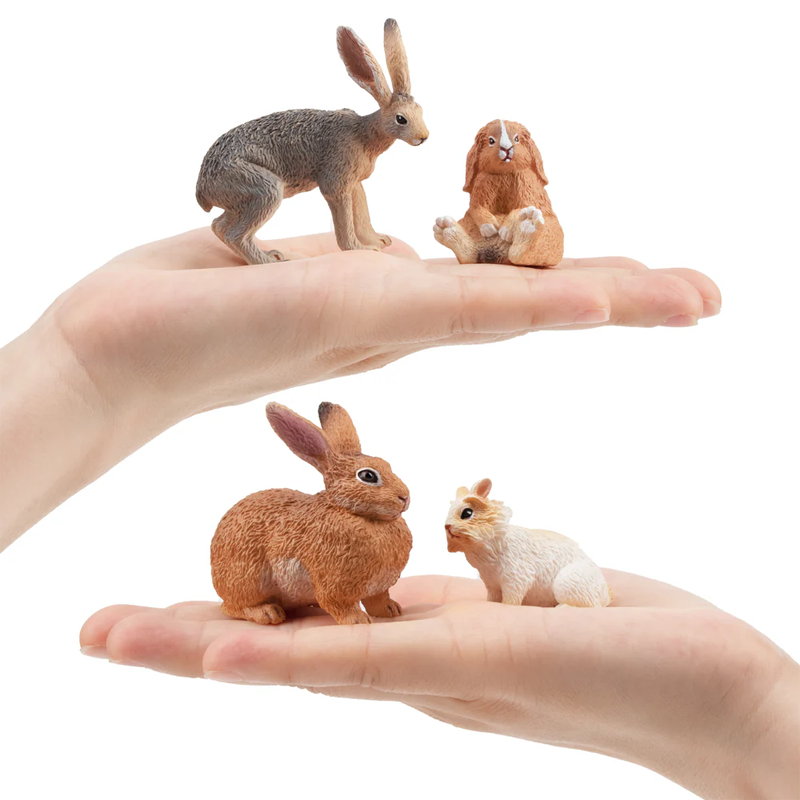 12Pcs Simulation Rabbit Farm A - Kids Toys Under $5 recension och pris