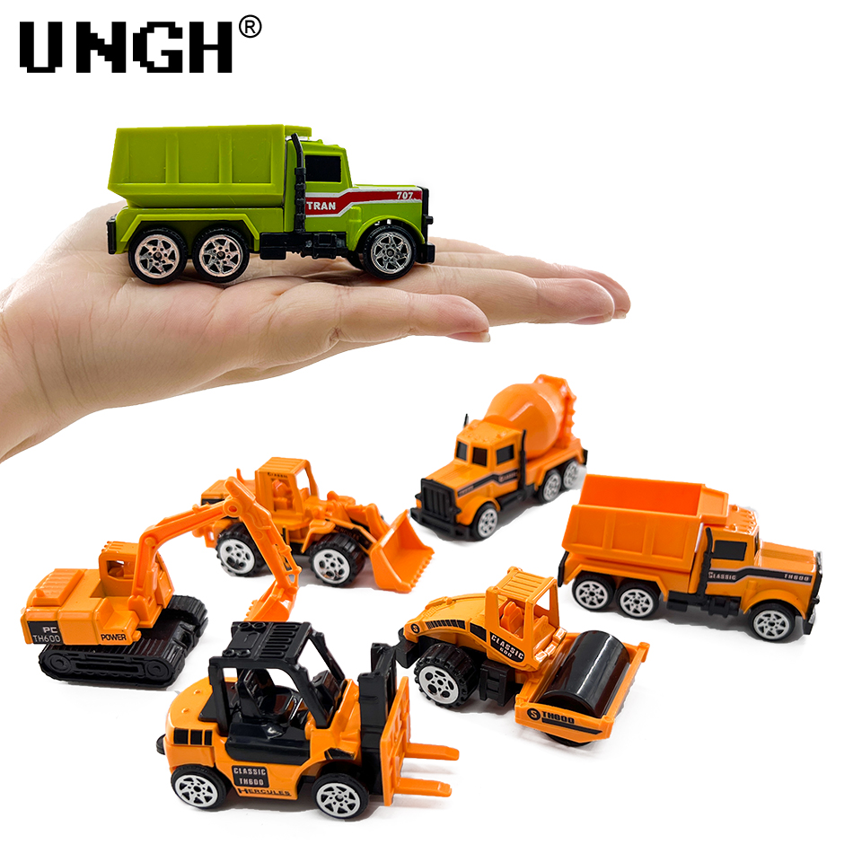 UNGH 6pcs Alloy Diecast Engine - Kids Toys Yellow recension och pris