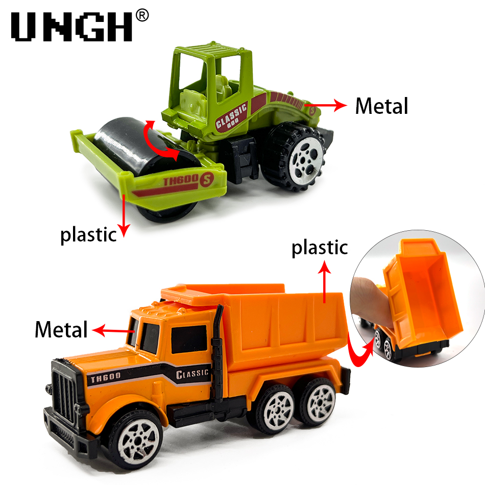 UNGH 6pcs Alloy Diecast Engine - Kids Toys Yellow recension och pris