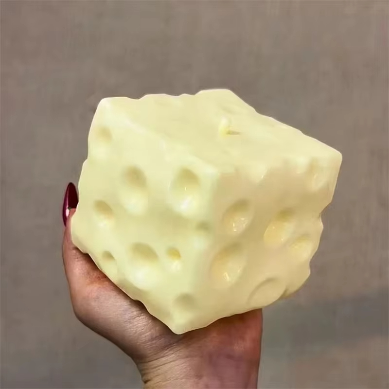 Milk Yellow Cheese Squishy Str - Kids Toys Yellow recension och pris