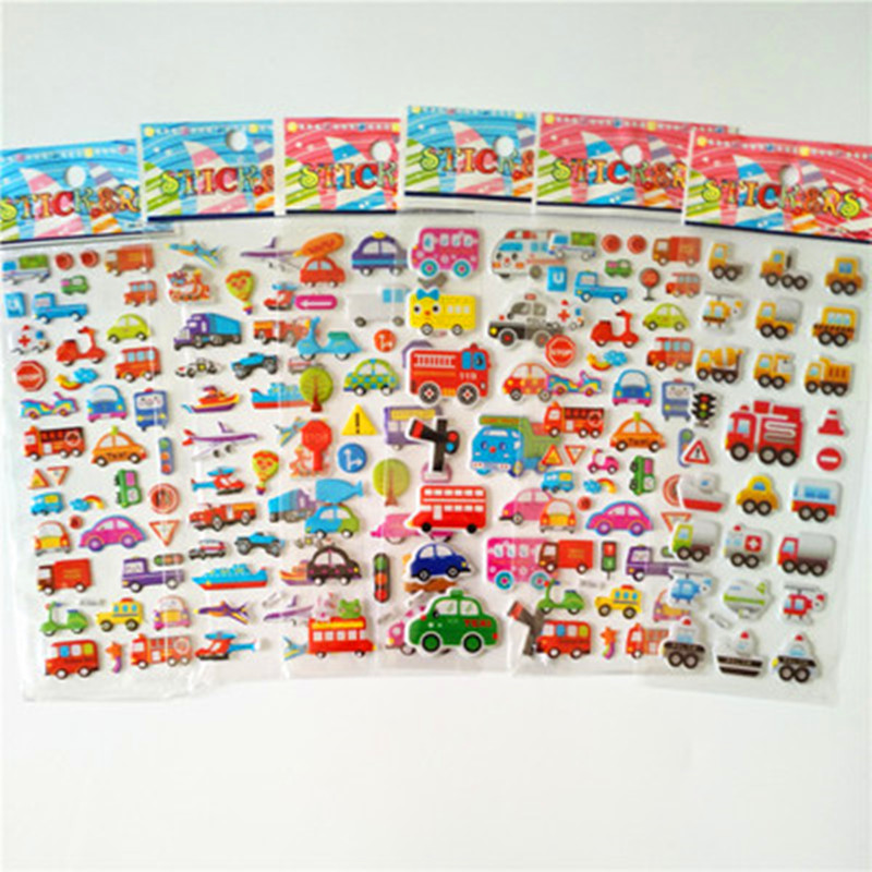 6pcs Cartoon Fireman Car Stick - Kids Toys Yellow recension och pris
